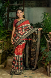 Swasthik Kuthi Pasapali Cotton saree