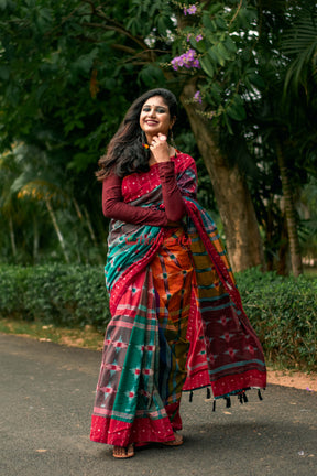 Colours Of Rumal Designer Saree