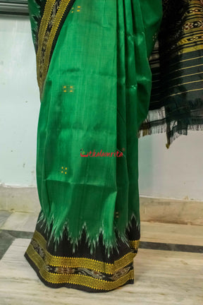 Deep Forest Khandua Silk Saree