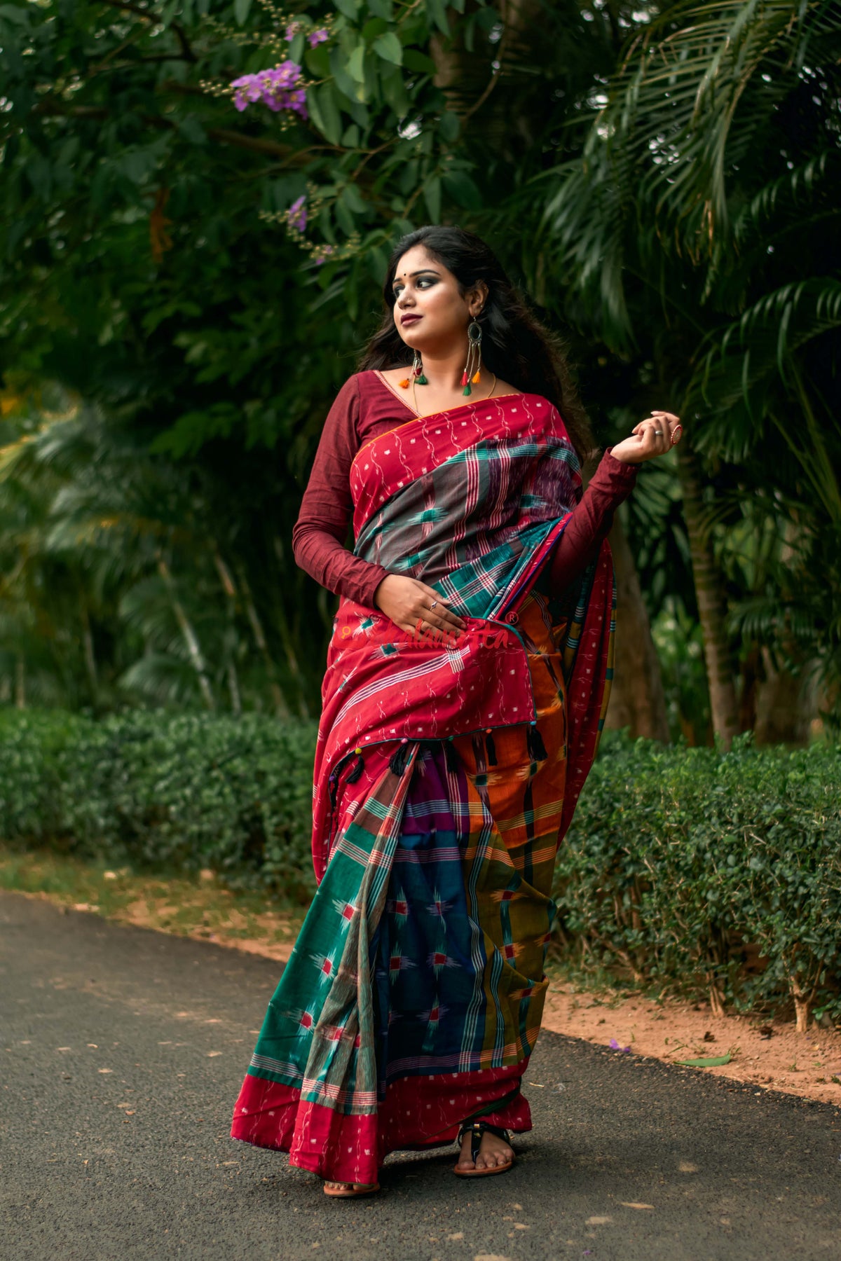 Colours Of Rumal Designer Saree