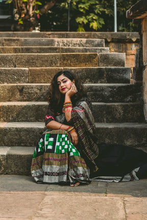 Bichitrapuri Green Silk Saree