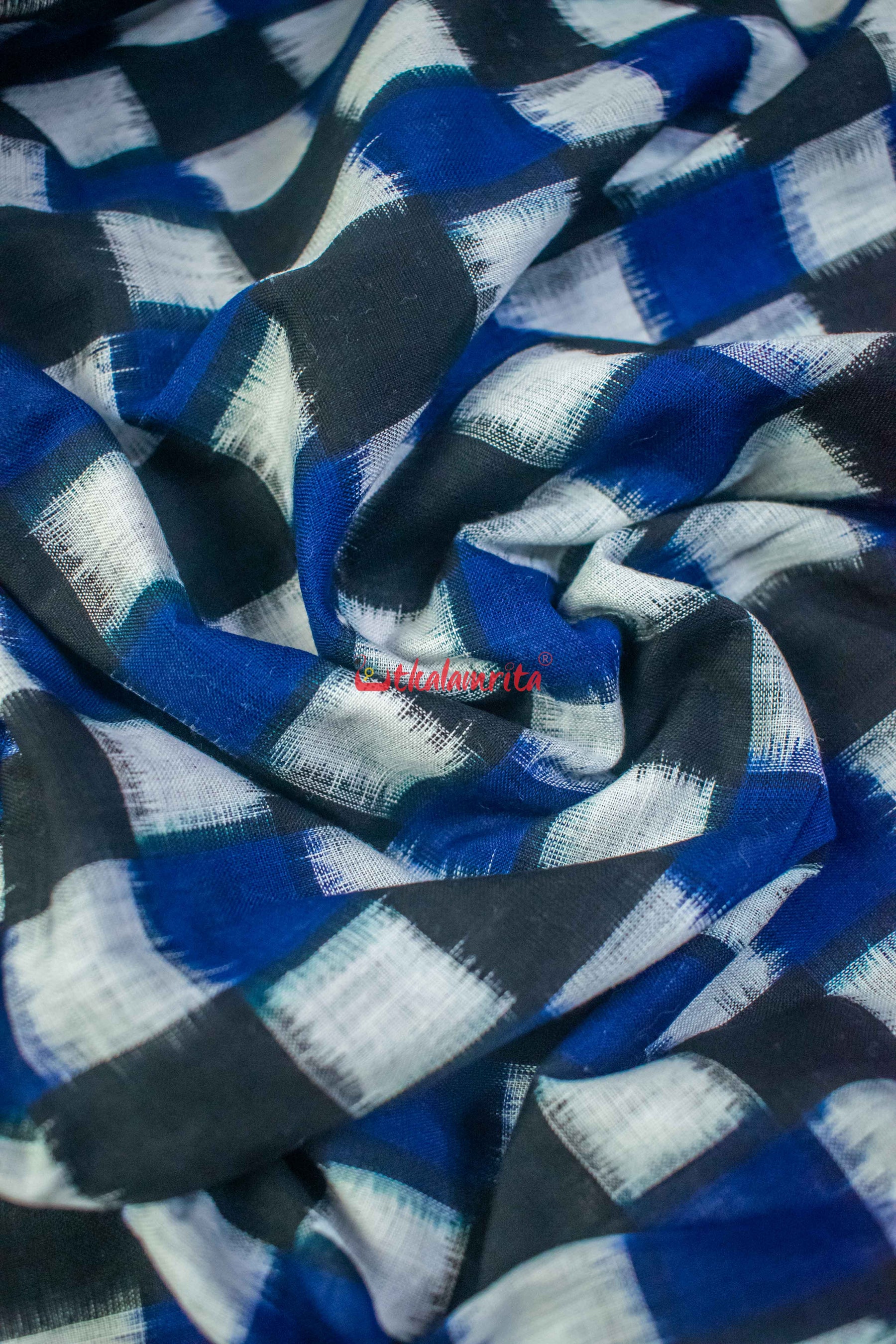 Blue Black 37 Kuthi (Fabric)
