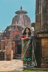 Bichitrapuri Green Silk Saree