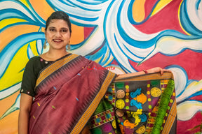 Devadasi Tussar Silk Saree