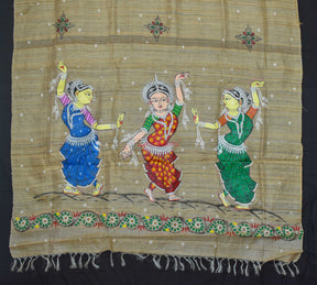 Odissi Dancers Pattachitra Dupatta