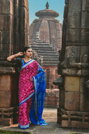 45 Kuthi Pink Pasapali Silk Saree