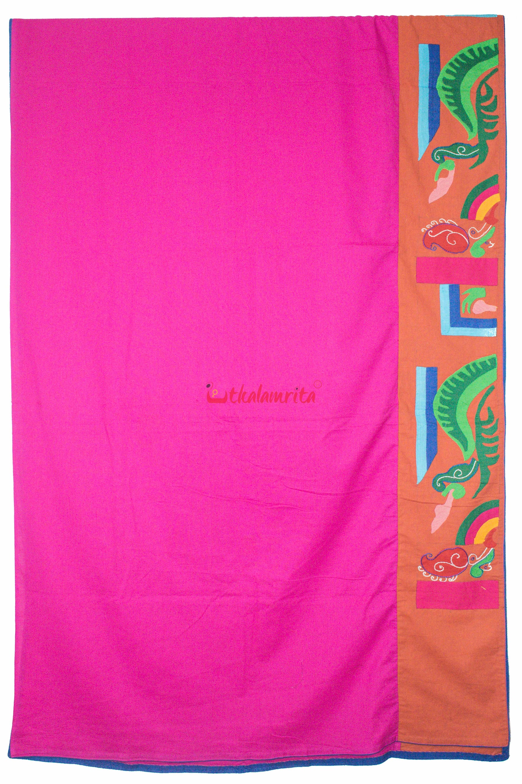 Applique Candy Floss Designer Saree