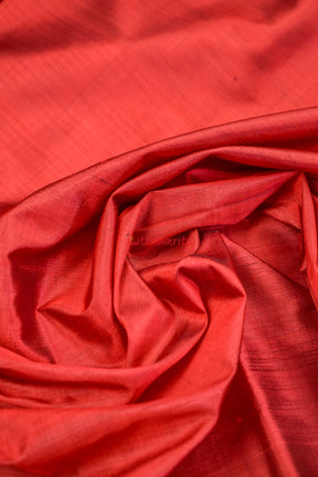 Maroon Bandha Border Silk (Fabric)