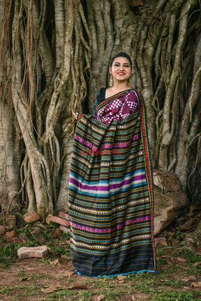 Jhoti Dongria Khandua Silk Saree