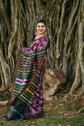 Jhoti Dongria Khandua Silk Saree