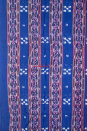 Navy Blue Bandha Pasapali Grid (Fabric)