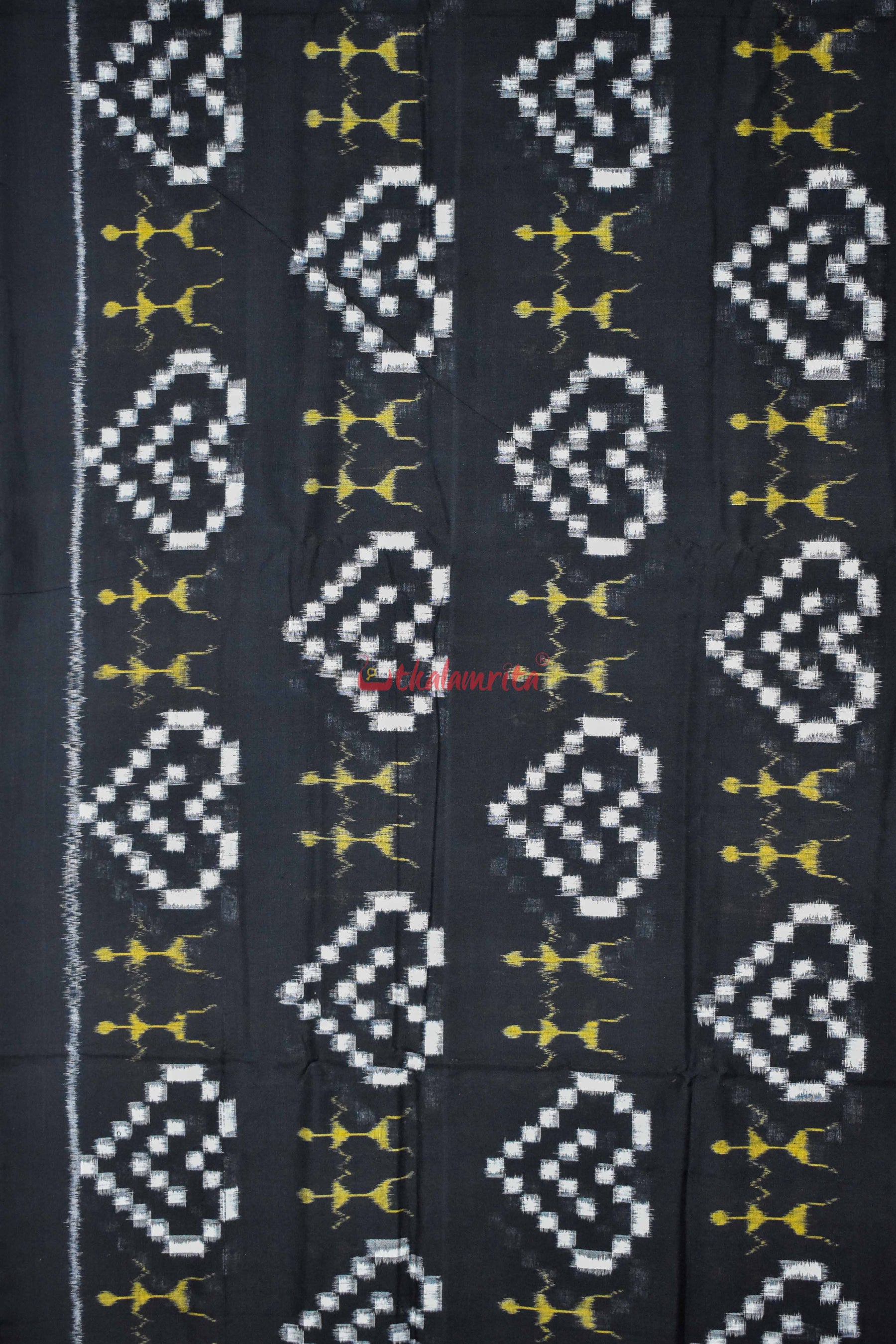 Big Black Hearts and Tribals (Fabric)