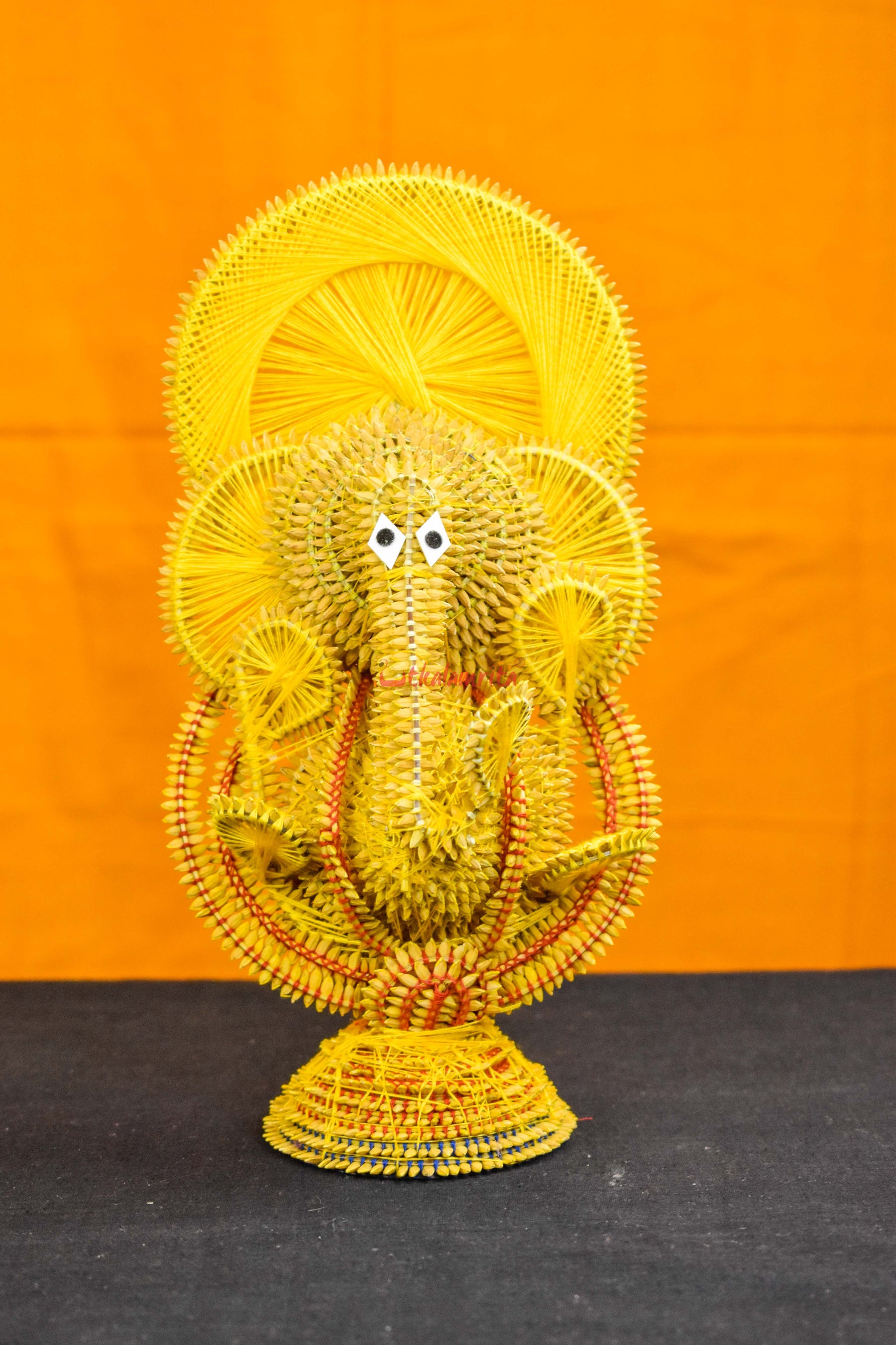 Lord Ganesh Standing Golden