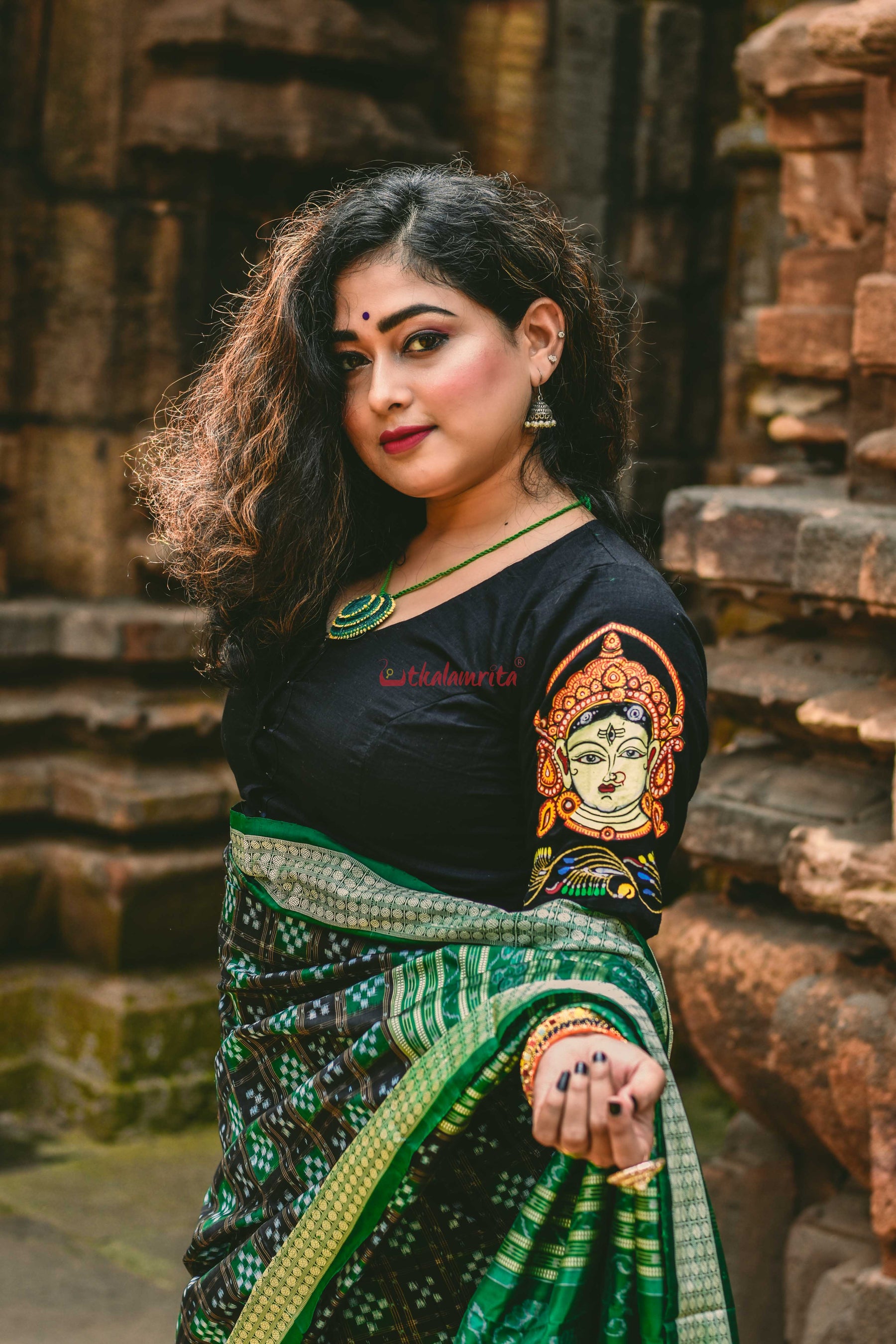 Durga Pattachitra (Blouse)