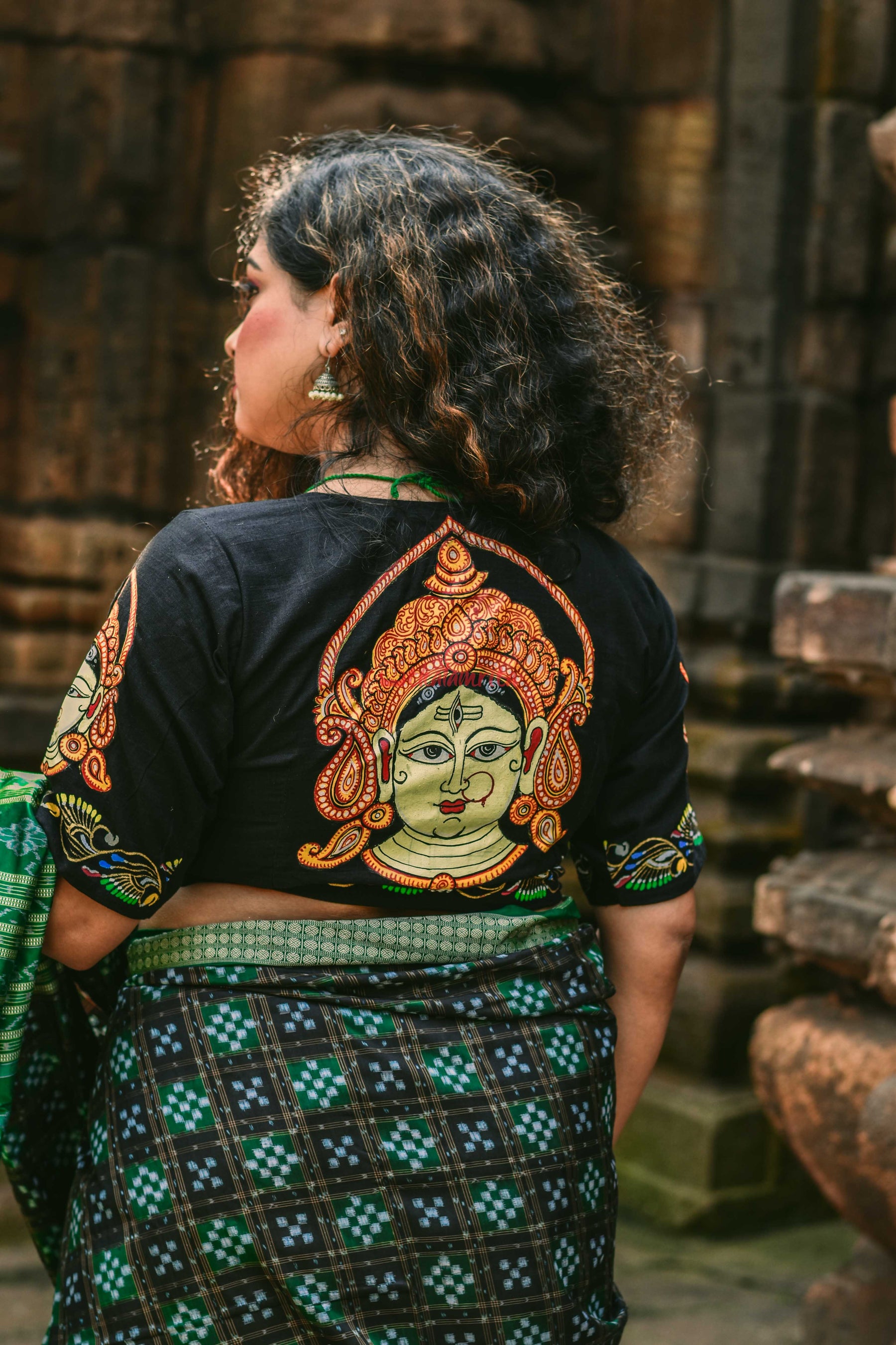 Durga Pattachitra (Blouse)