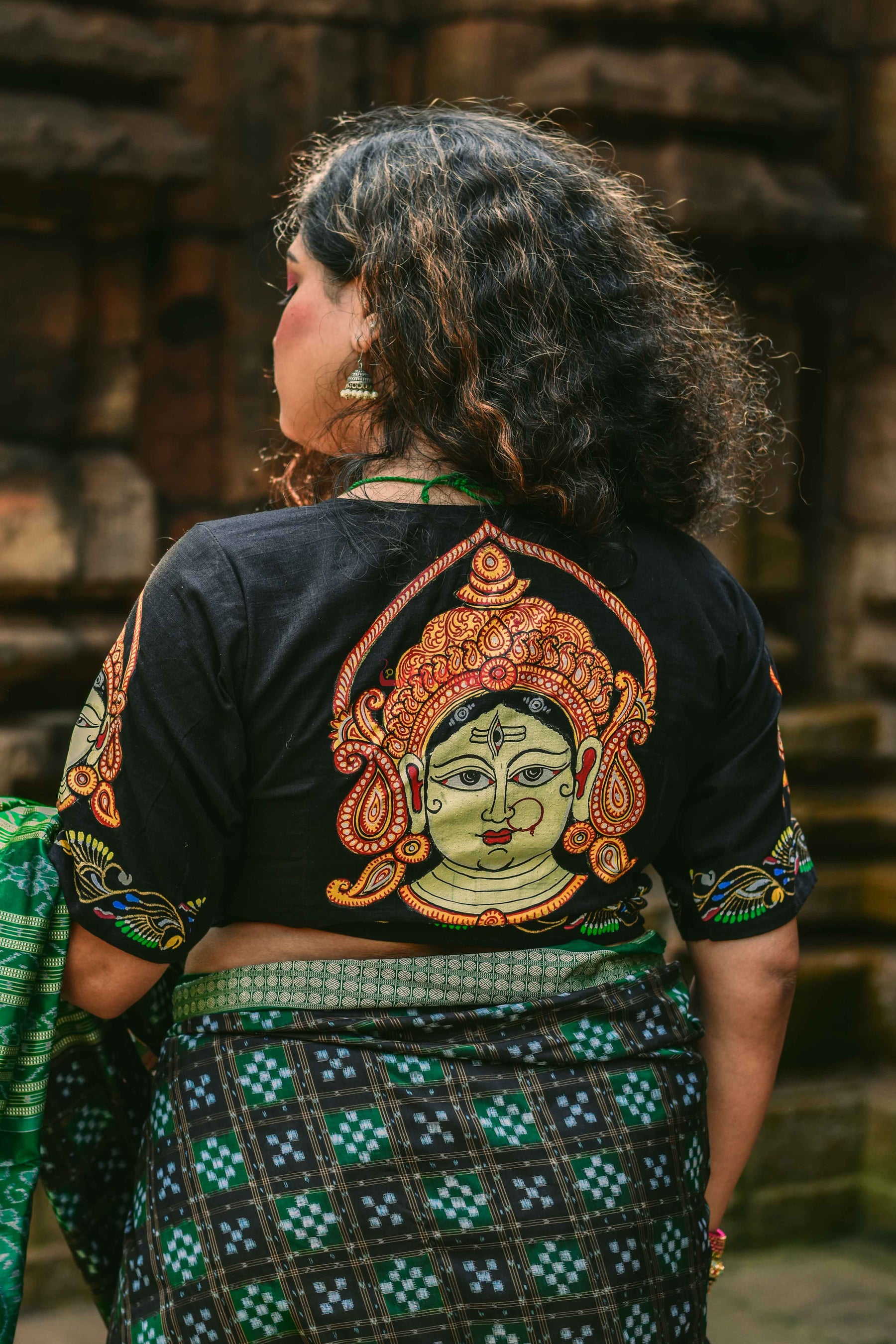 Durga Pattachitra (Blouse)