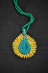Teal Raindrop Paddy Locket