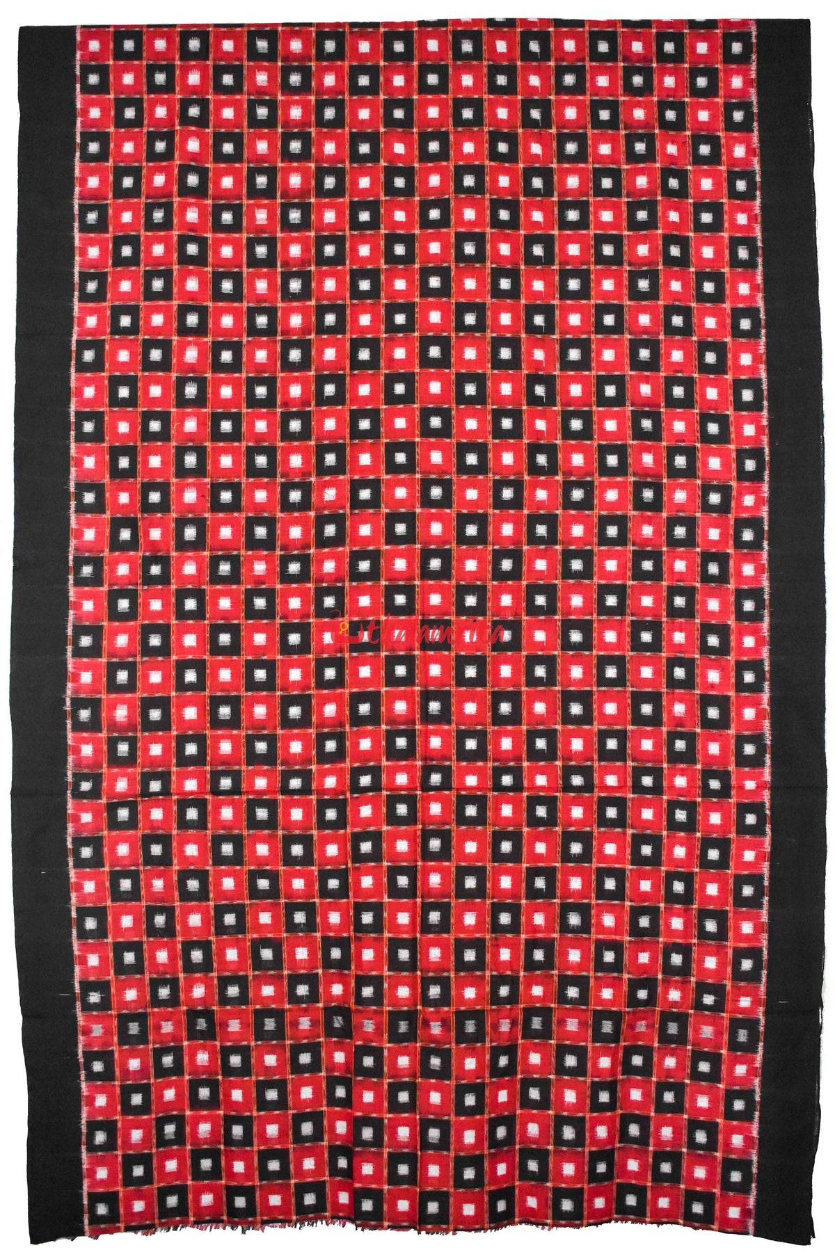 Red Black Kuthi Pasapali (Fabric)