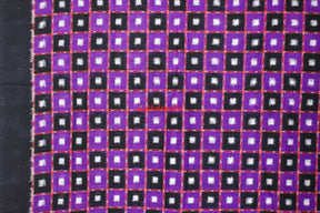 Purple Black Kuthi Pasapali (Fabric)