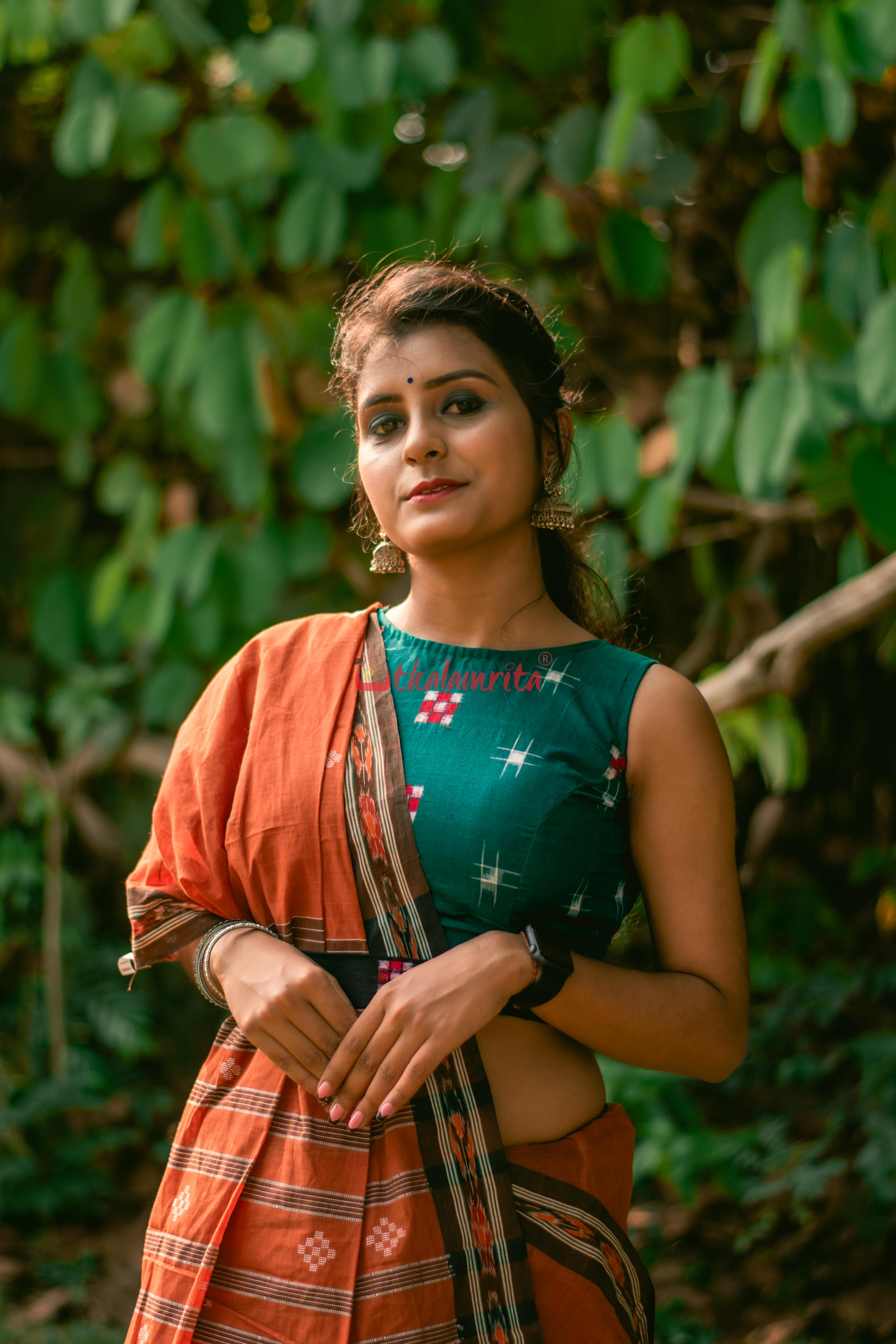 Brown Bandha Border Sutaluga