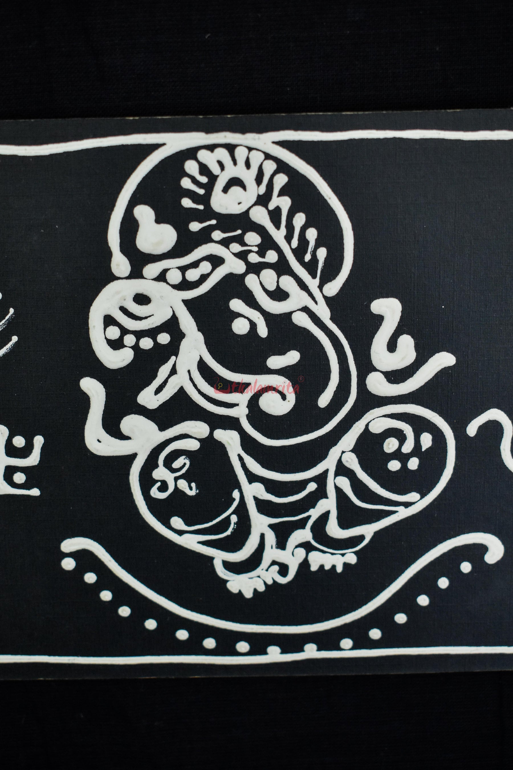 Black Ganesh Painting