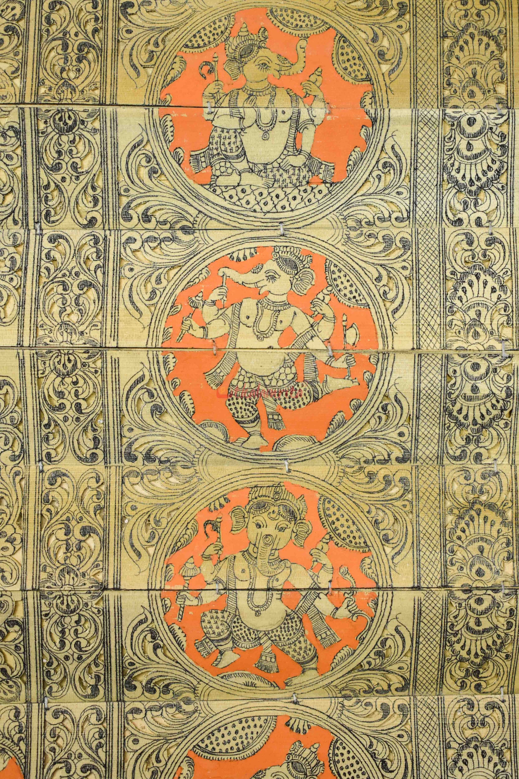 Lord Ganesha Avatars (Talapatra Chitra) (18*30 Inches)