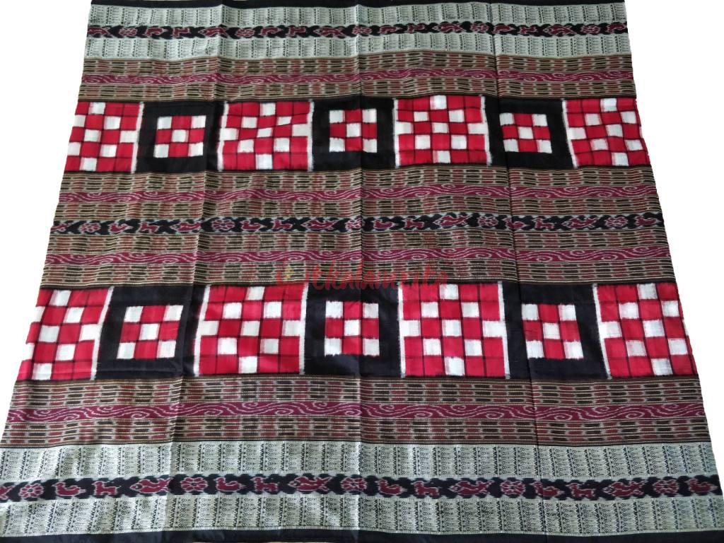 Red Bichitrapuri Silk Saree