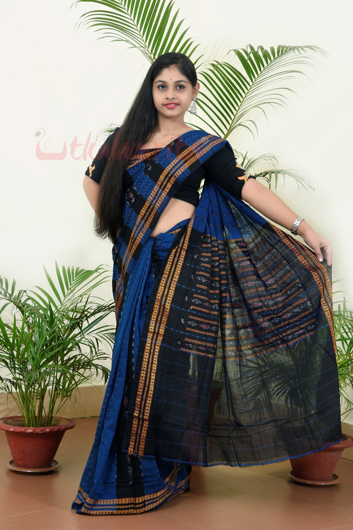 Blue Maala Bandha Ghagara