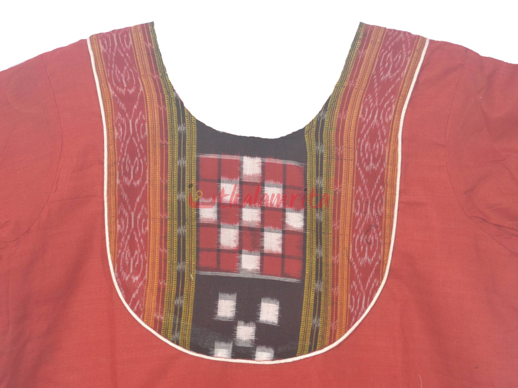 Red Pasapali Designer Kurti