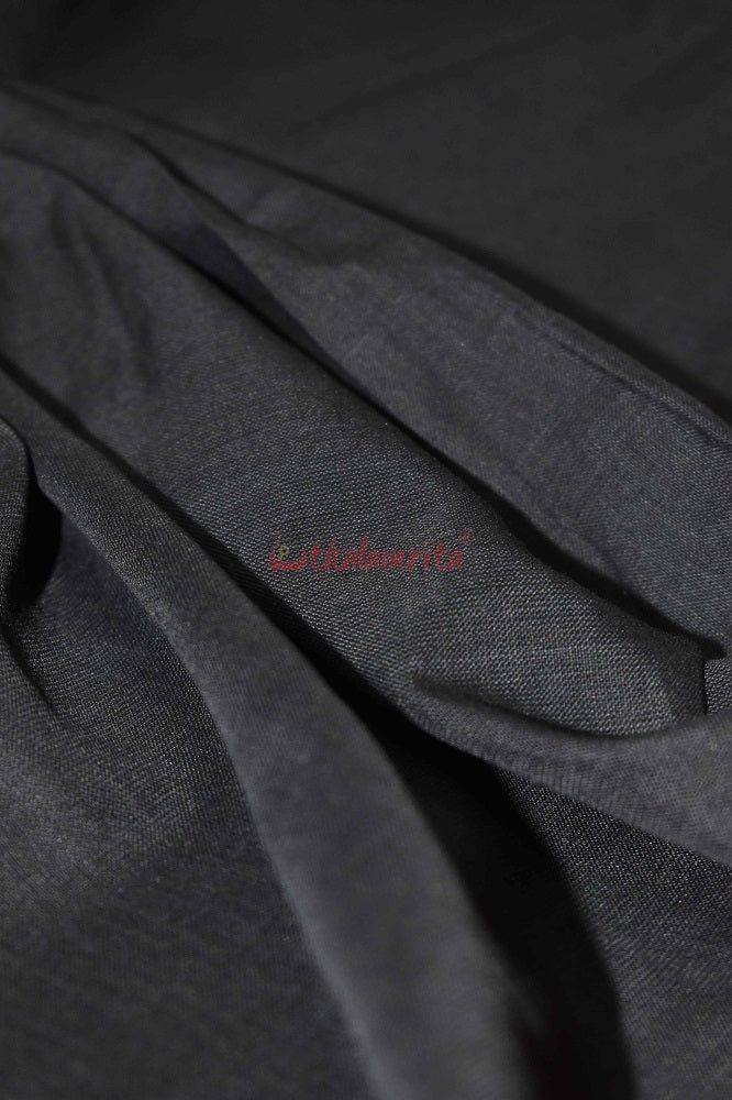Plain Blouse Black (Fabric)