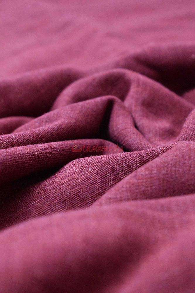 Kotpad Plain Maroon (Fabric)