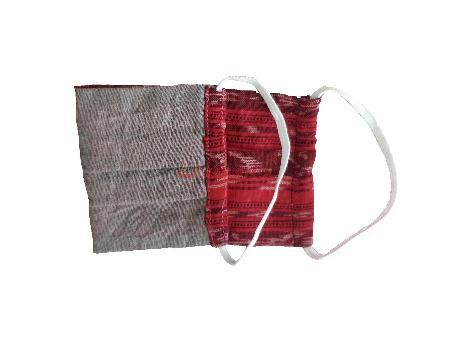 Red Ikat 2-Layer Mask