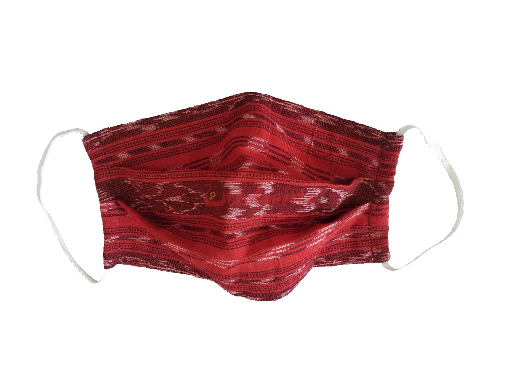 Red Ikat 2-Layer Mask