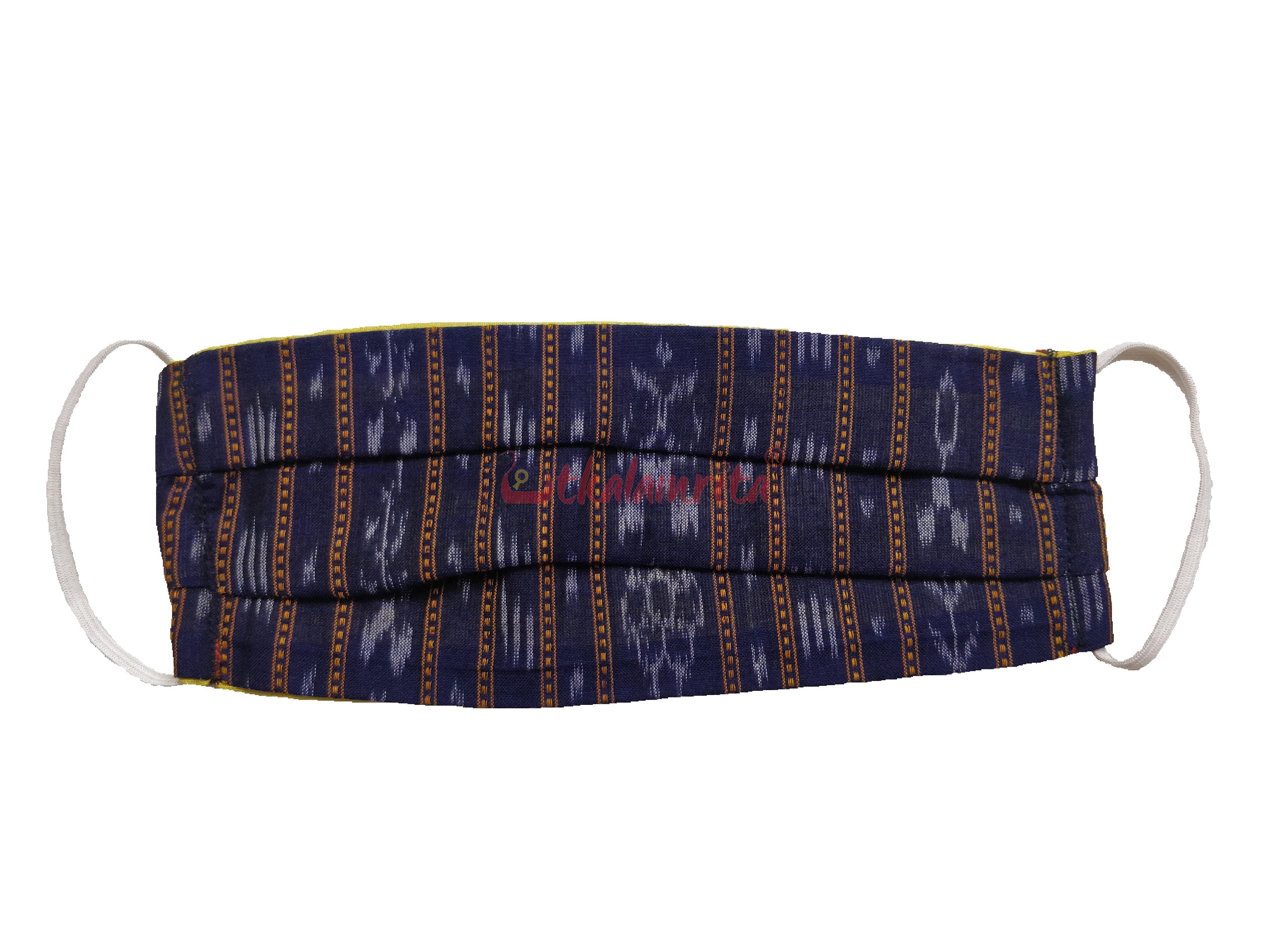 Blue Ikat 2-Layer Mask