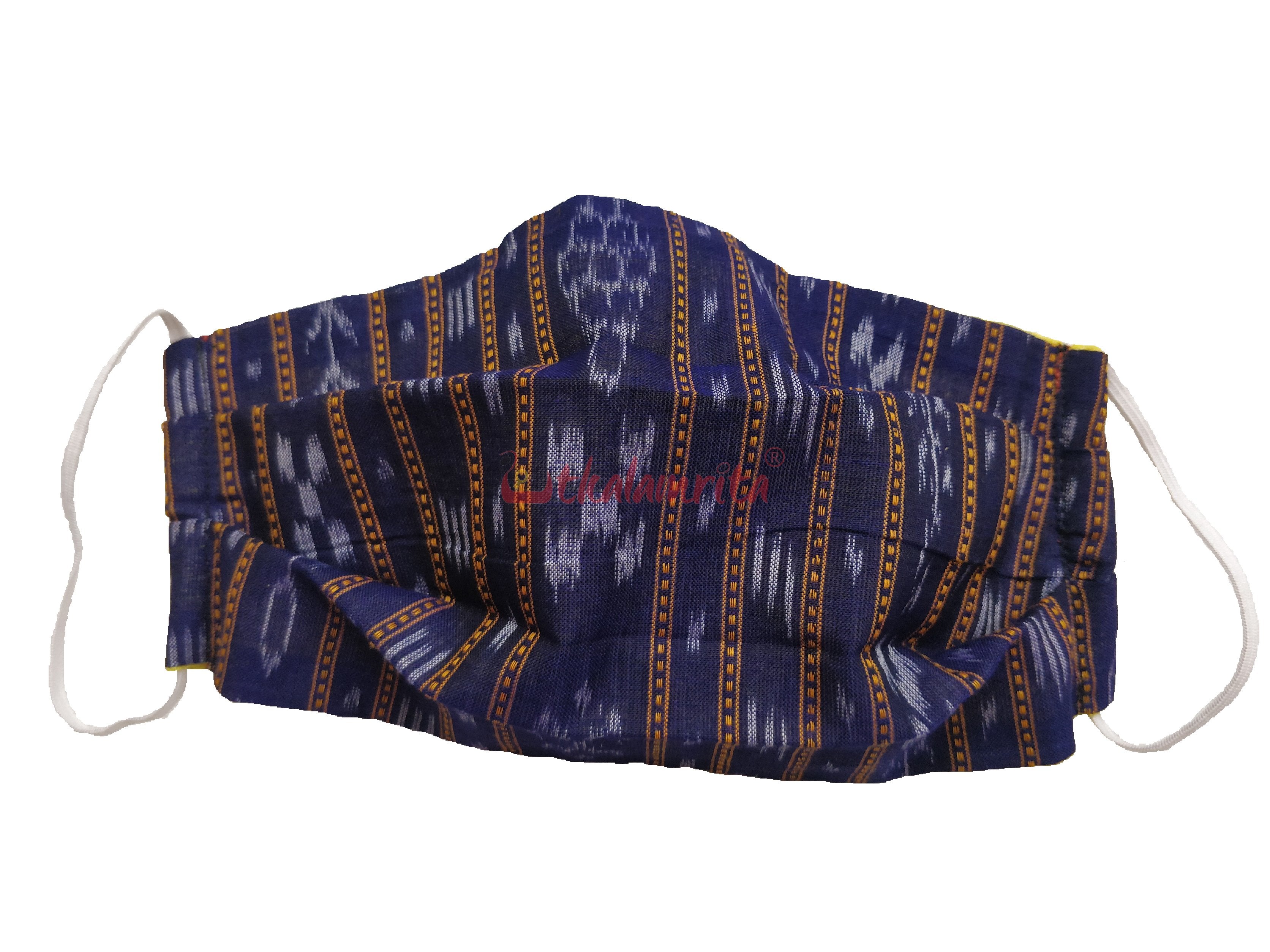 Blue Ikat 2-Layer Mask