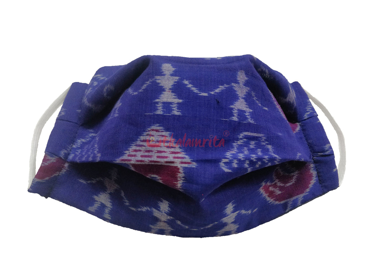 Blue Tribals Ducks Mask