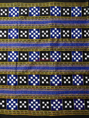 5 Kuthi Mini bichitrapuri blue(Fabric)