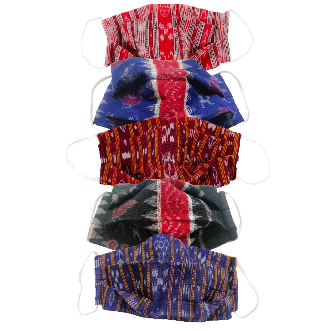 Ikat and Tribal Mask (Pack of 5)