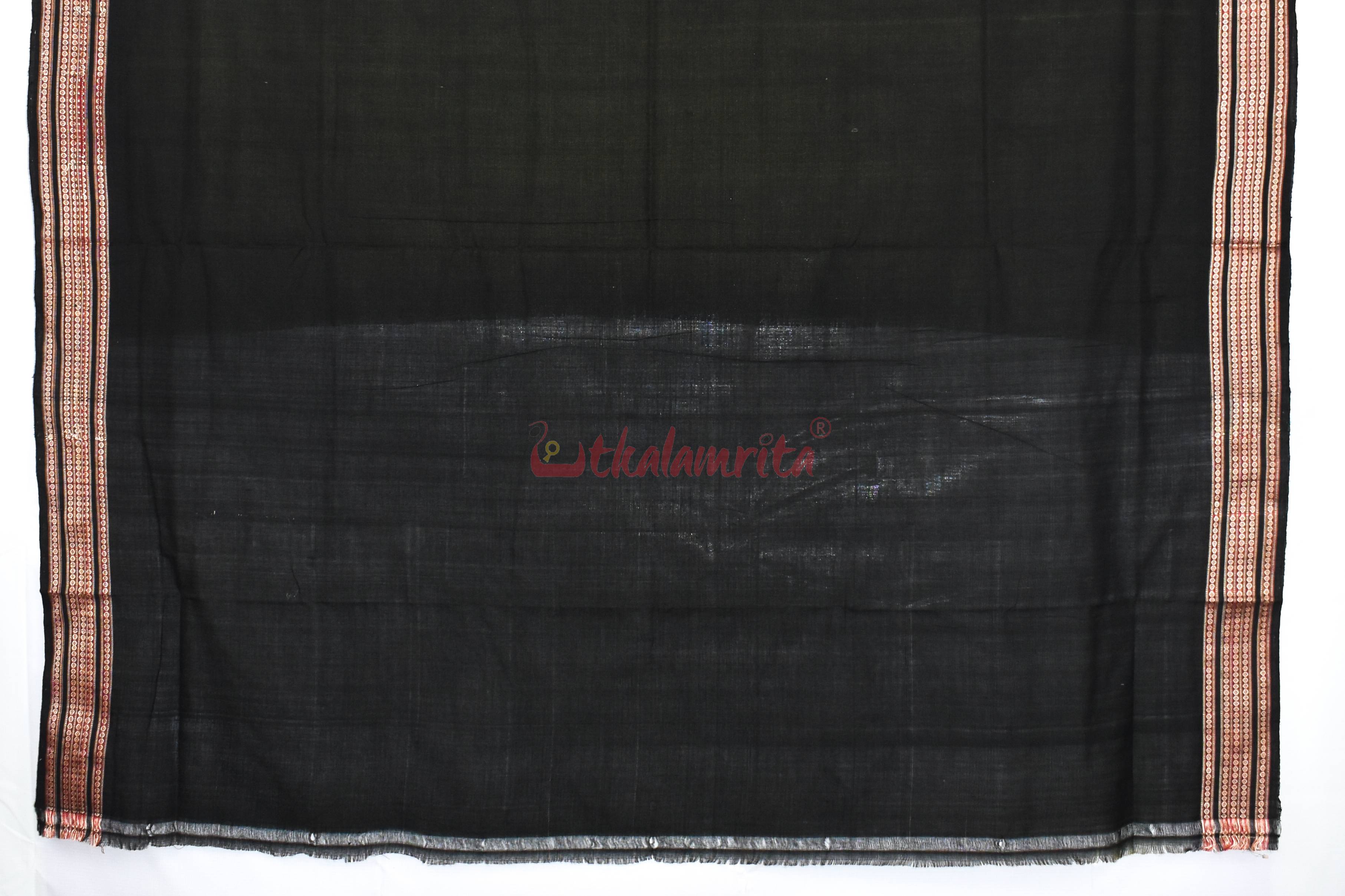 Mehndi Black Bomkai Saree