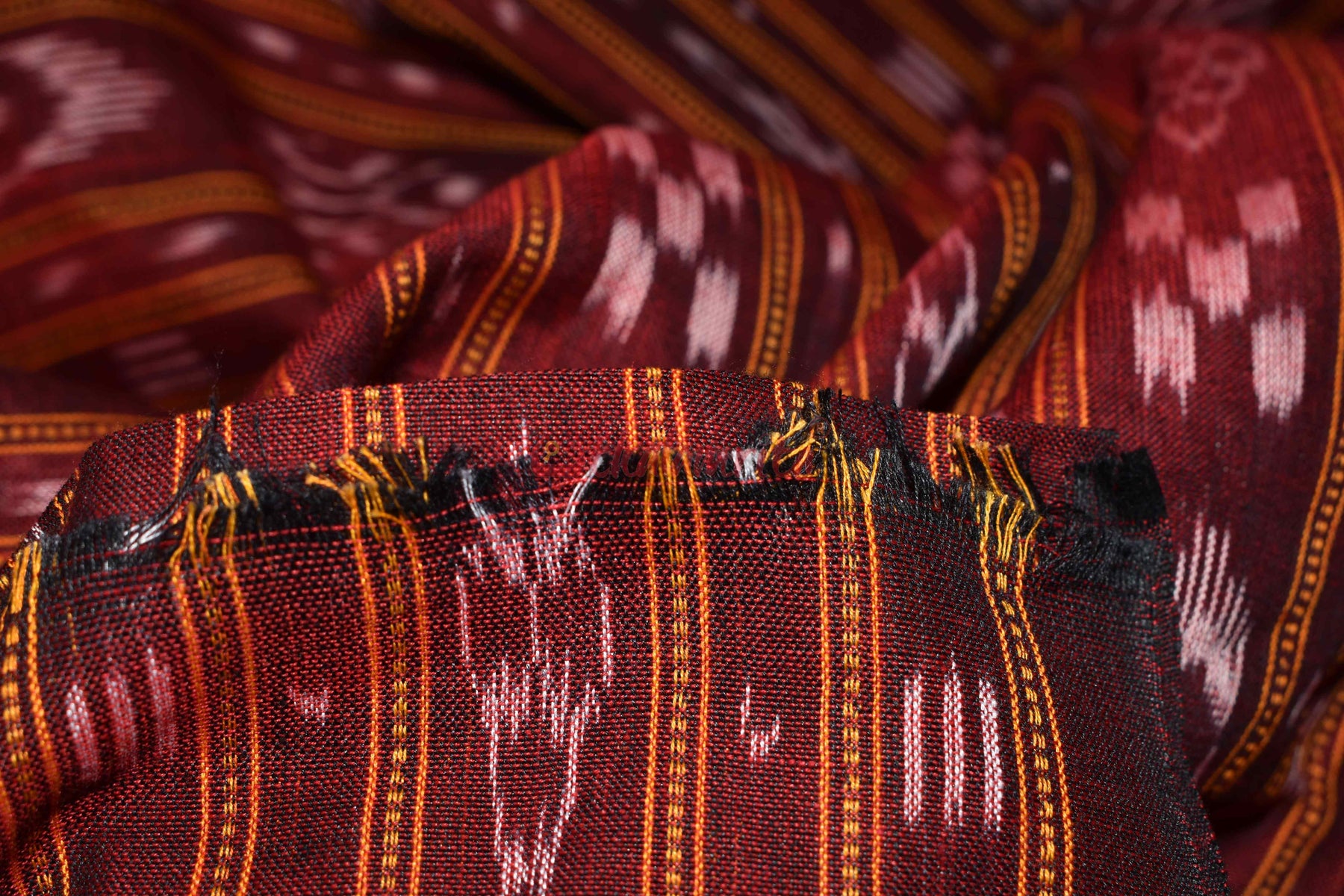Maroon Ikat (Fabric)