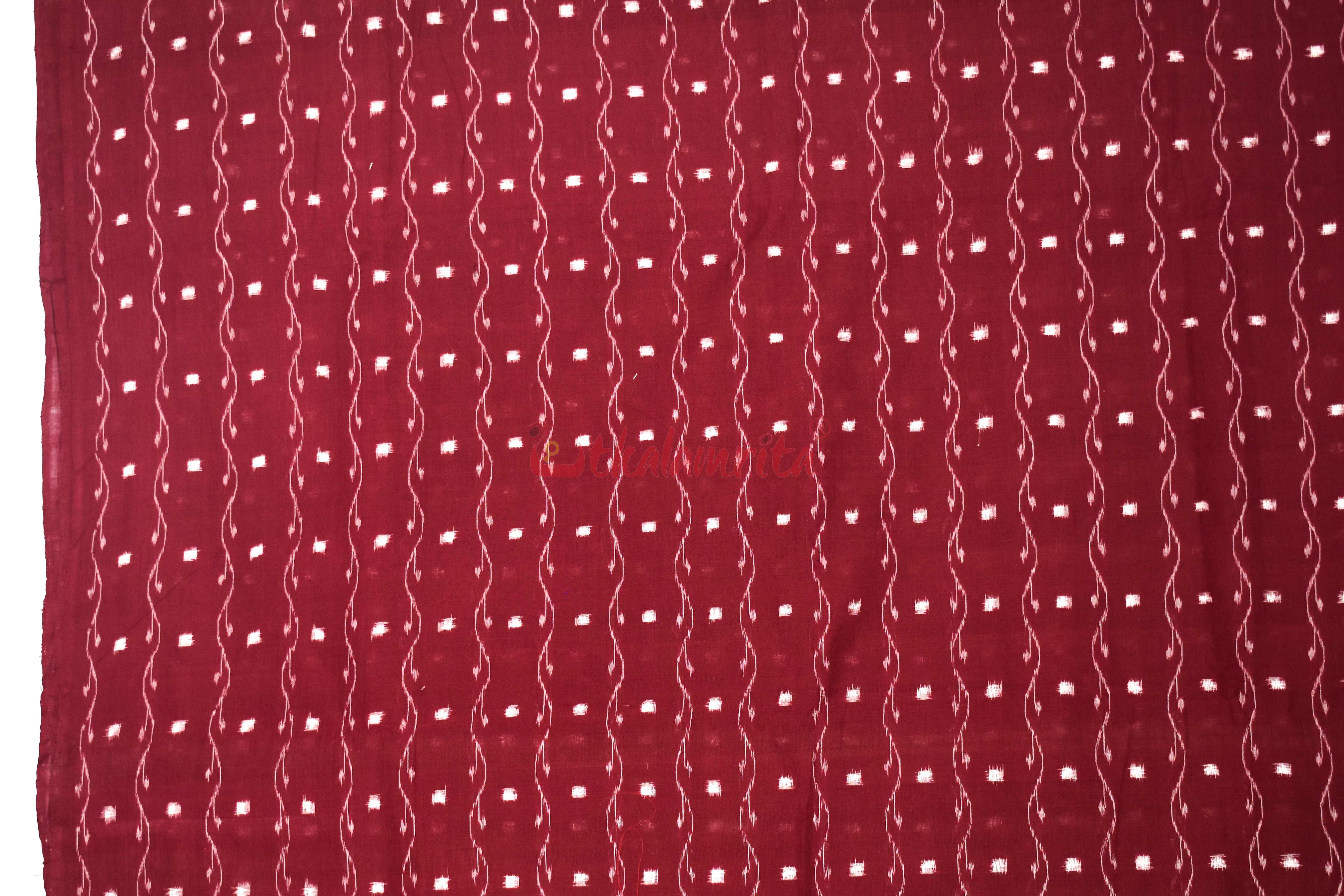 Maroon Tipa Pasapali Lata (Fabric)