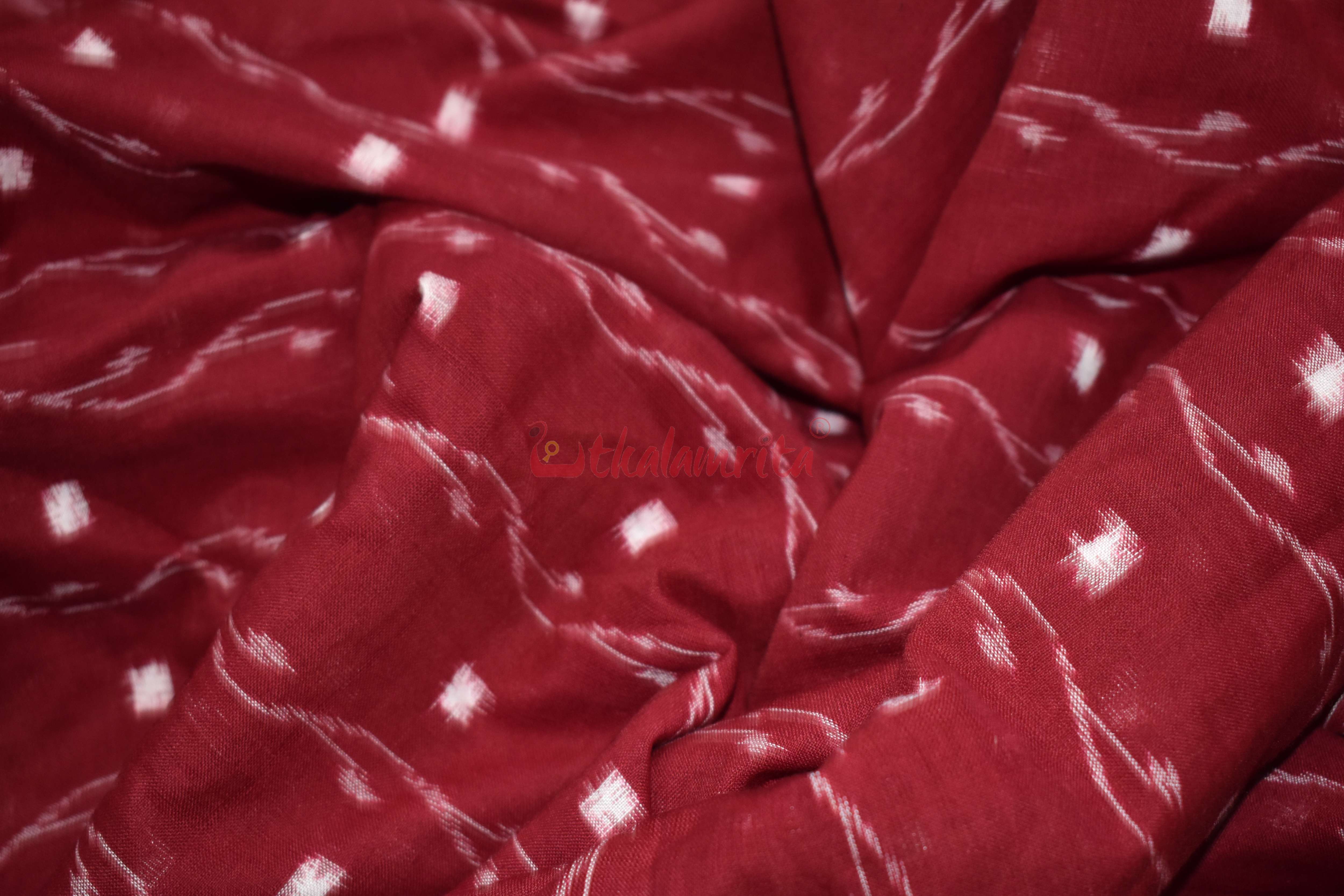 Maroon Tipa Pasapali Lata (Fabric)