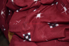 Maroon Star Sakta (Fabric)