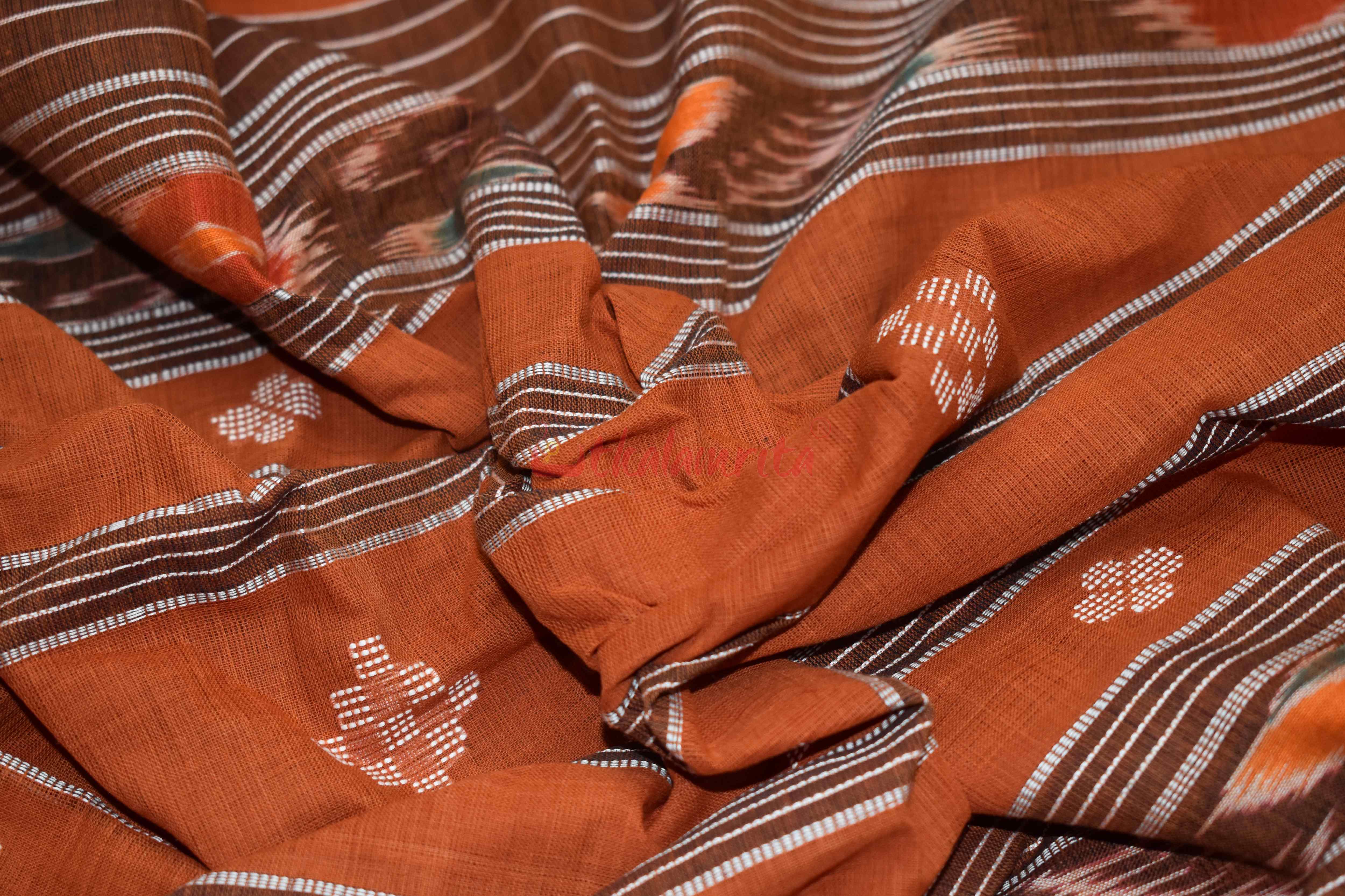 Brown Bandha Border Sutaluga