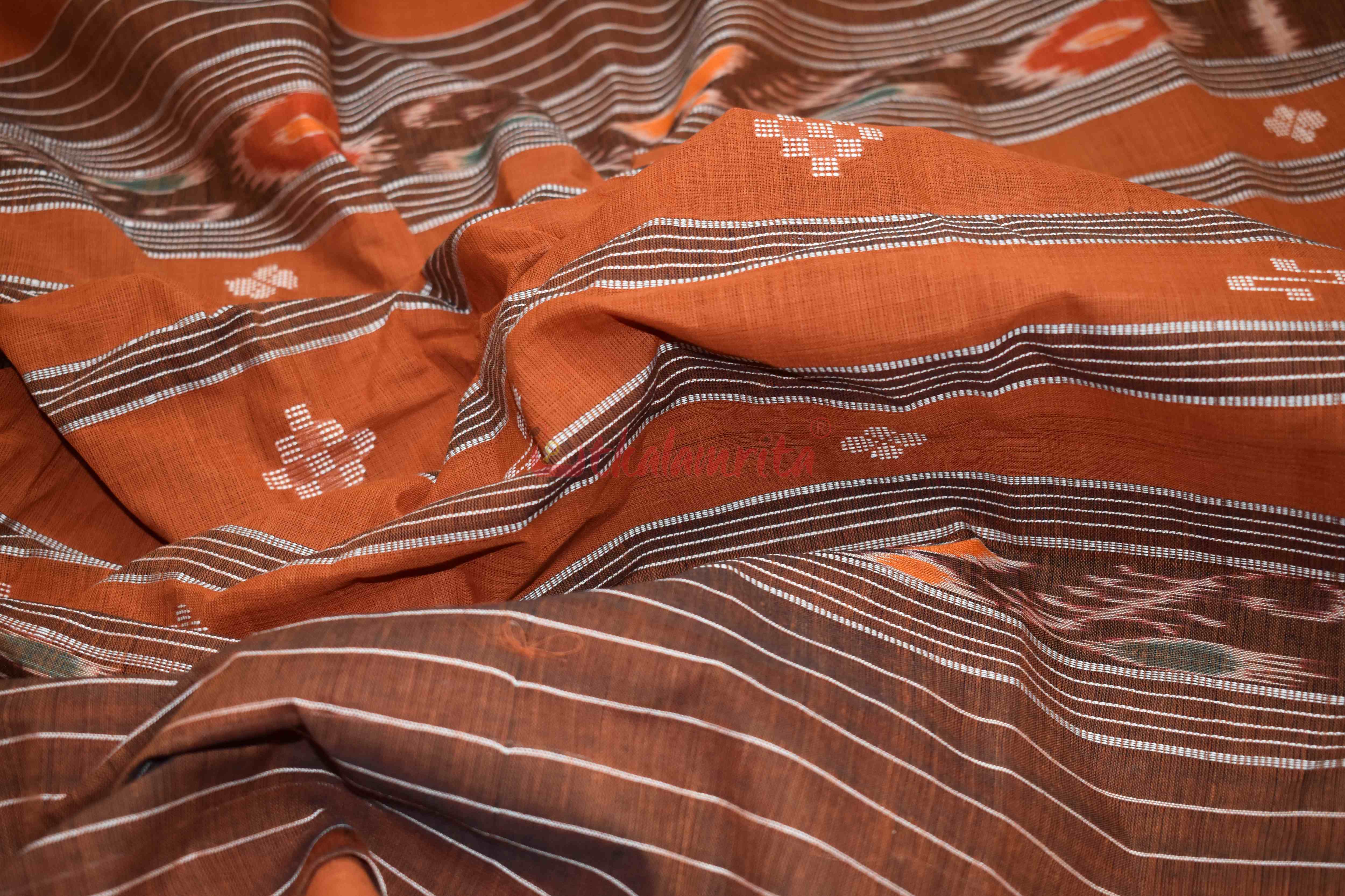 Brown Bandha Border Sutaluga