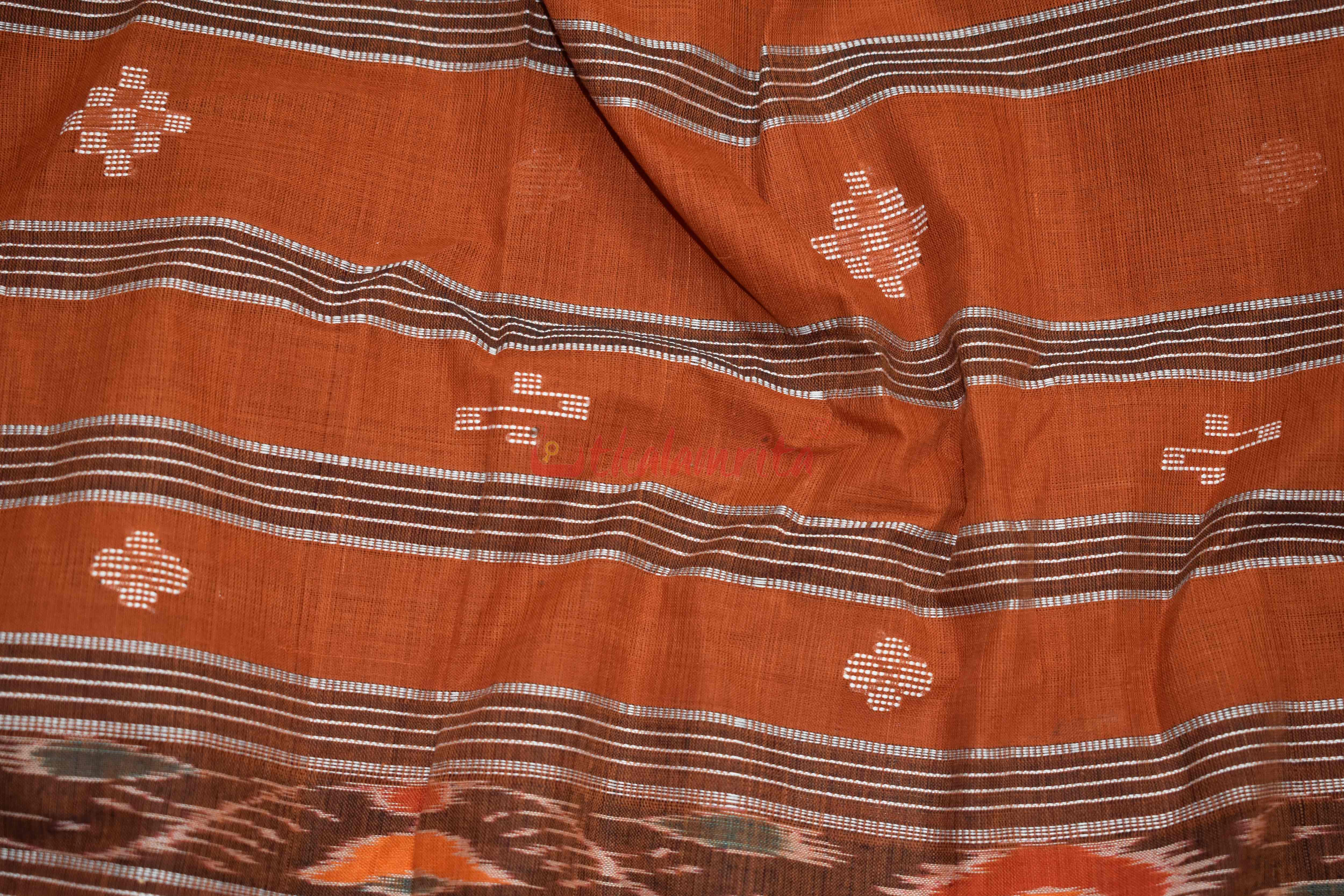 Brown Bandha Border Sutaluga