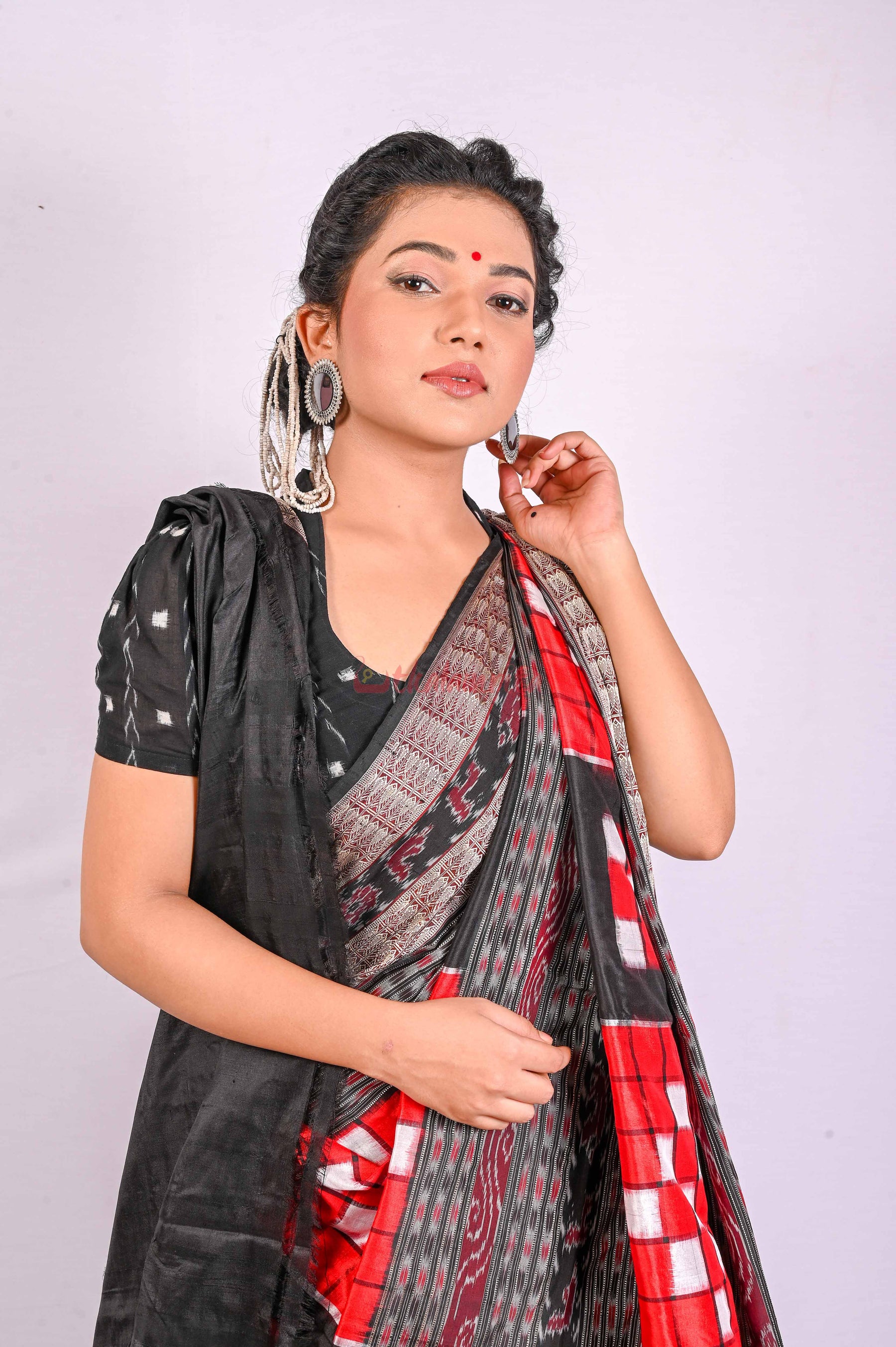 Red Bichitrapuri Silk Saree