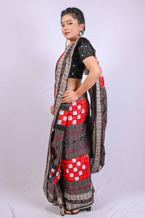Red Bichitrapuri Silk Saree