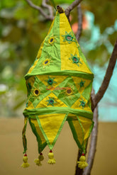 Green Yellow Special 1-Step Round Lampshade