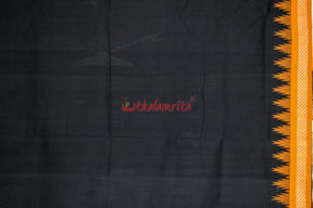Original Ganjam Bomkai Black Saree